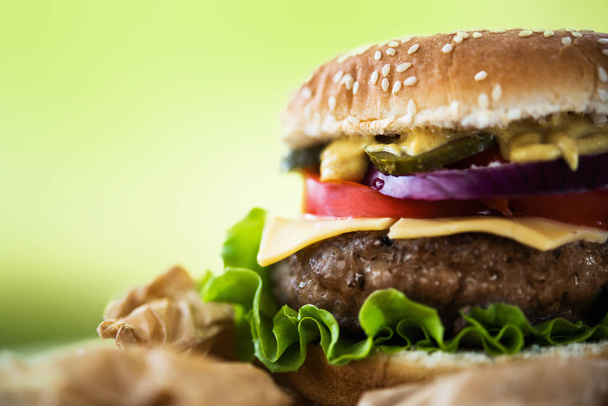 Delicious american burger - Photo, Image