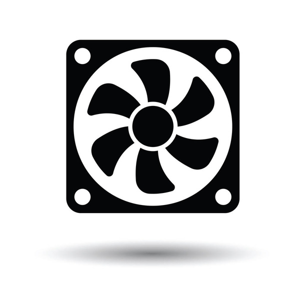 ventilátor ikon illusztráció - Vektor, kép
