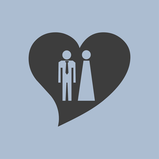  Icono con hombre y mujer
 - Vector, imagen
