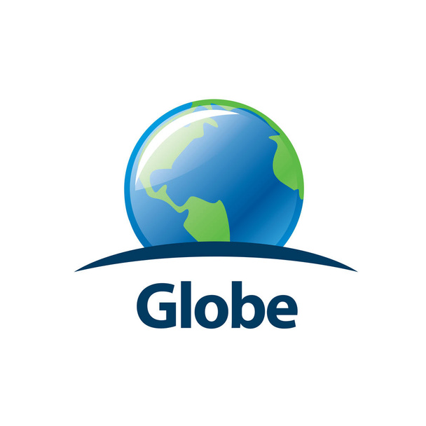 absztrakt logó Globe - Vektor, kép