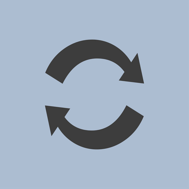 Flat icon of cyclic - Vector, Image