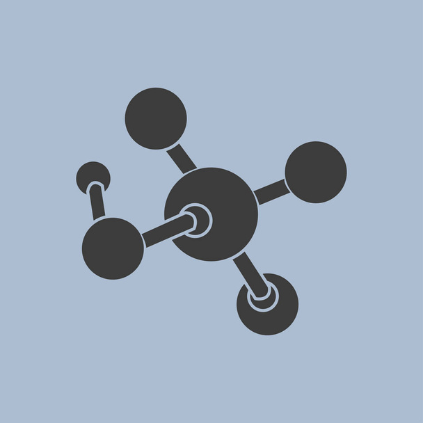 molecuul pictogram illustratie - Vector, afbeelding