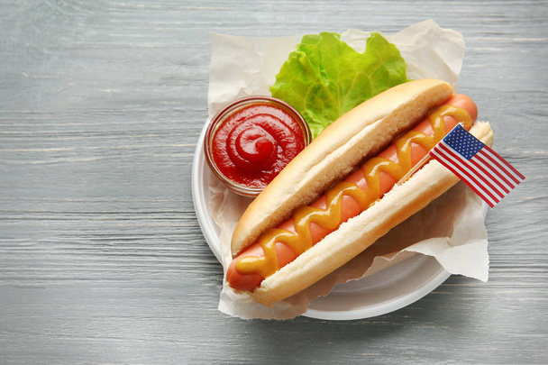 Tasty hot dog  - Фото, зображення