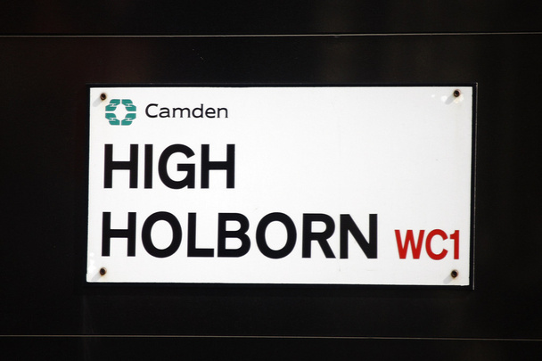 London Street Sign - High Holborn - Photo, Image