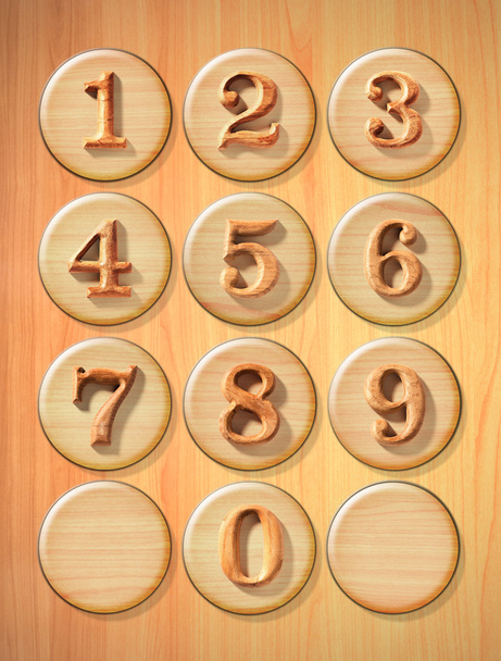 Numeric button - Φωτογραφία, εικόνα
