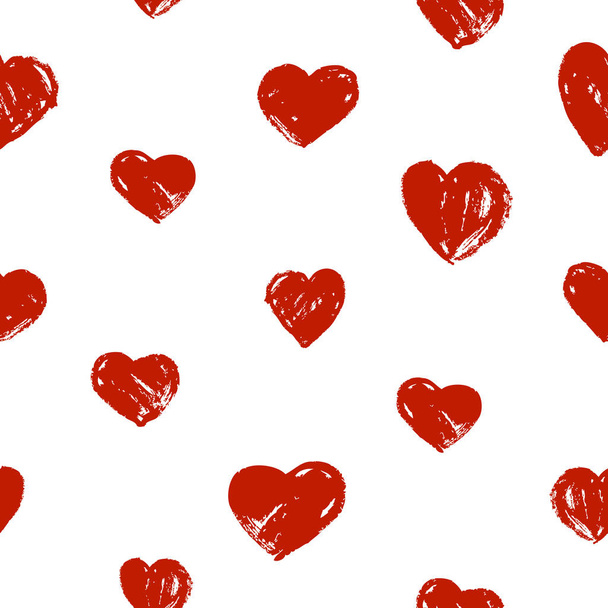 Seamless pattern hearts  - Vector, afbeelding