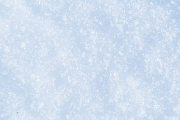 Schnee Hintergrund in Nahaufnahme - Foto, Bild