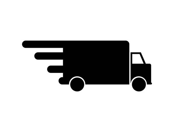 camión postal icono vector
 - Vector, Imagen