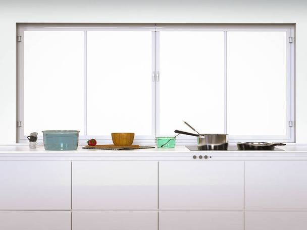 Interior de cocina moderna  - Foto, imagen