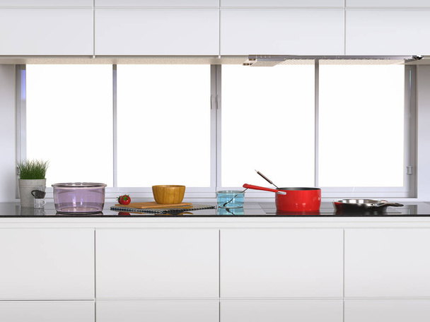 Moderne Kücheneinrichtung  - Foto, Bild