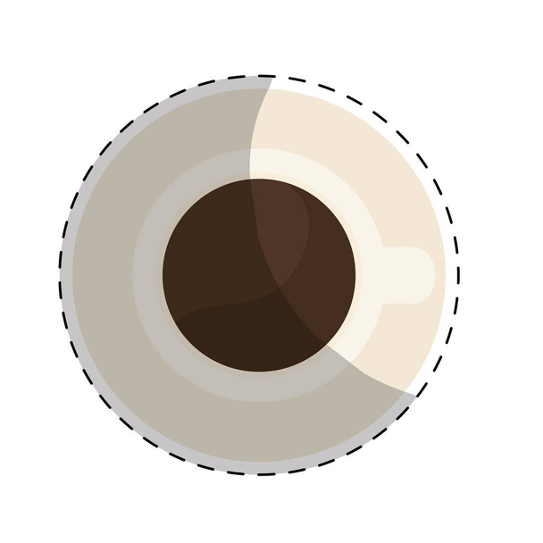 ikona kubka kawy - Wektor, obraz