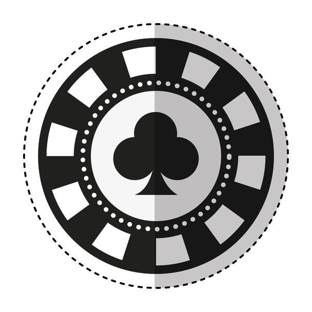 coin casino icône isolée
 - Vecteur, image