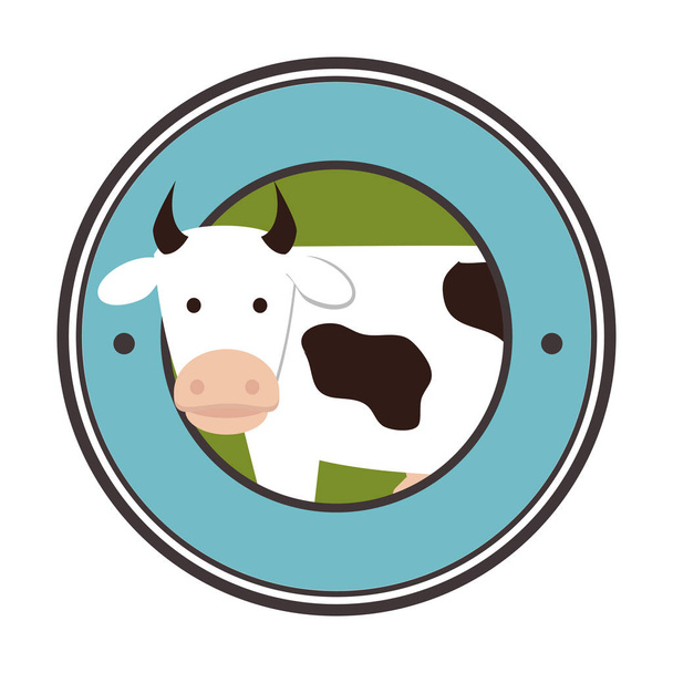 икона коровы
 - Вектор,изображение