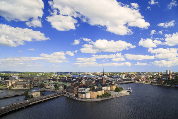 Aerial view of Stockholm, Sweden - Фото, изображение