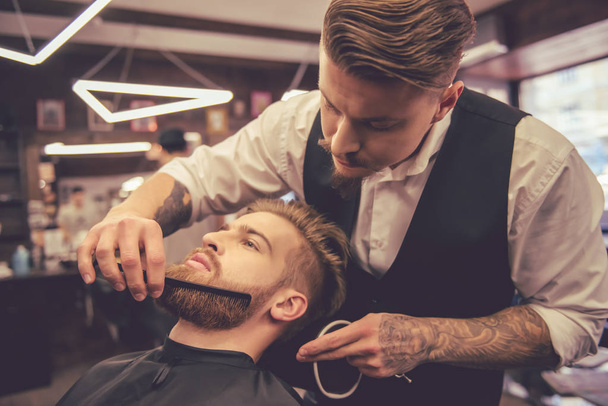 At the barber shop - Fotografie, Obrázek