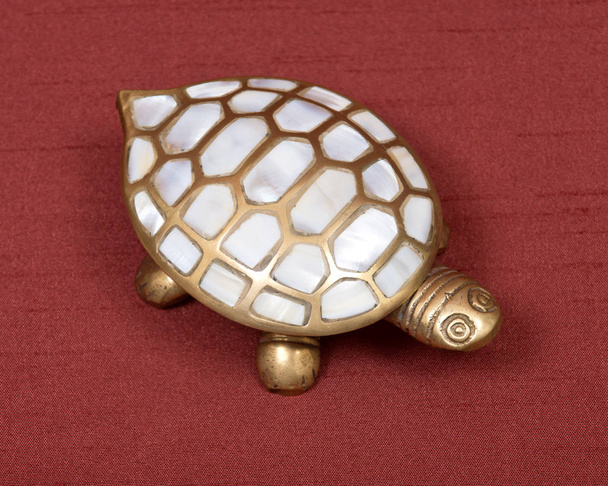 dekorative Schildkröte Vintage Schmuckschatulle - Foto, Bild