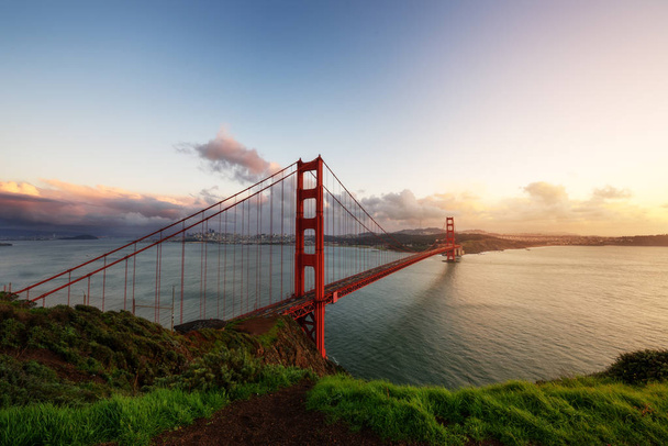 Golden Gate híd San Francisco, Amerikai Egyesült Államok - Fotó, kép