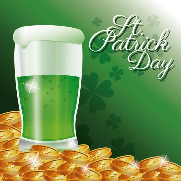 st patrick day card - Vector, Image