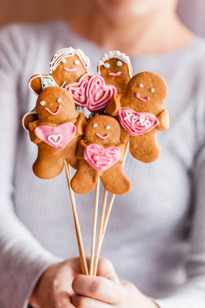  cookies for Valentine's day - Фото, зображення