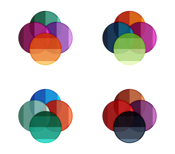 Vector circle banners - Vector, Image