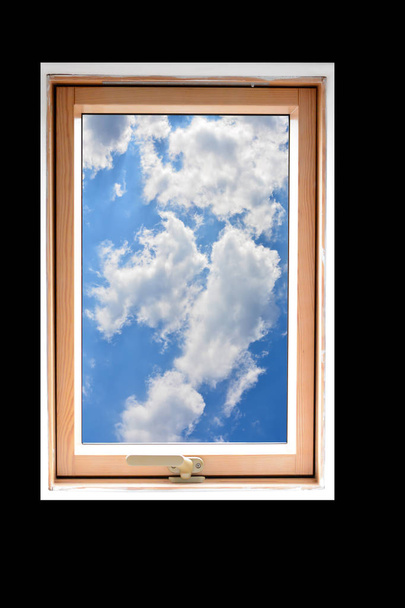 Olhando para a moldura da janela
 - Foto, Imagem