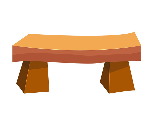 dřevěná židle, samostatný - Vektor, obrázek