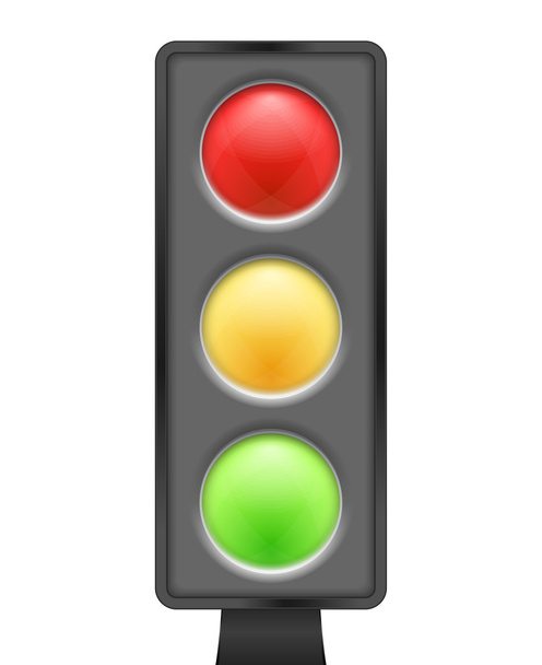 Traffic Lights - Vector, Image