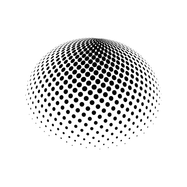 півтоновий глобус логотип векторний символ дизайн піктограми
. - Вектор, зображення
