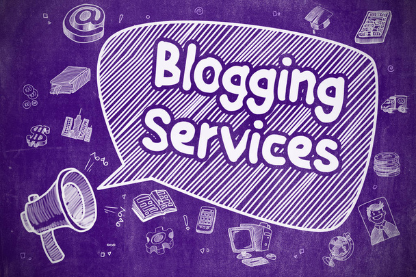 Блогінгові послуги - бізнес концепція
. - Фото, зображення