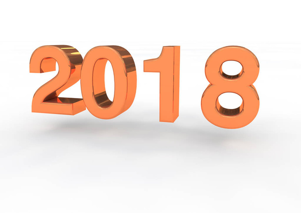2018 ilustração do ano novo
 - Foto, Imagem