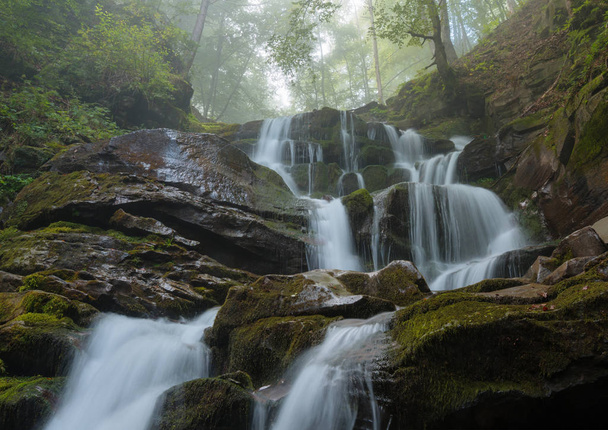 Водопад в лесу
 - Фото, изображение