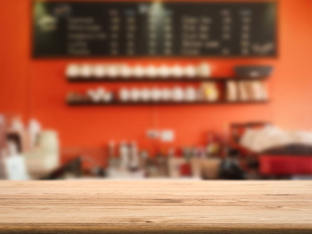 ξύλινο πάγκο με φόντο καφέ - Φωτογραφία, εικόνα