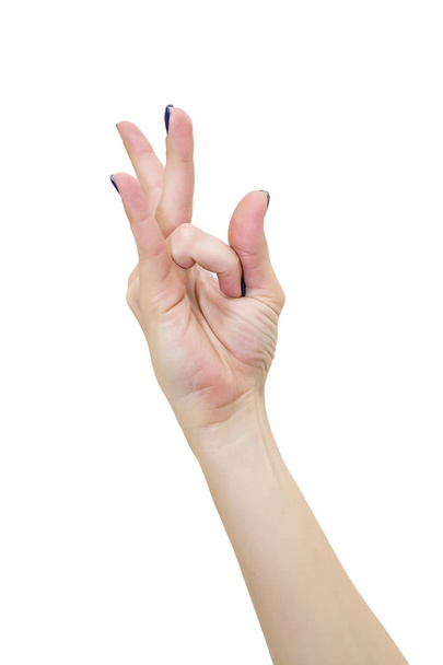 Ženská ruka mudra jóga - Fotografie, Obrázek