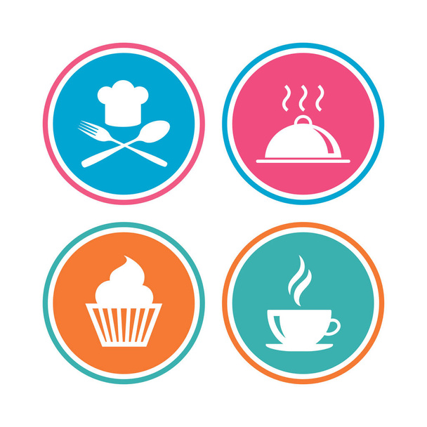 Coffee sign icon - Vector, afbeelding