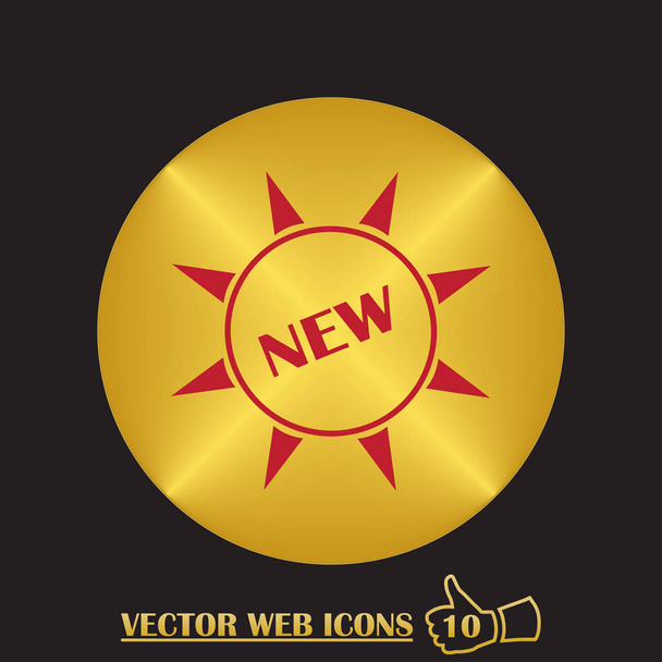 új jel-web ikon - Vektor, kép