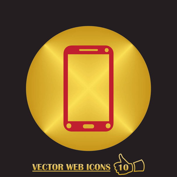 Smartphone-Ikone, Vektorillustration - Vektor, Bild