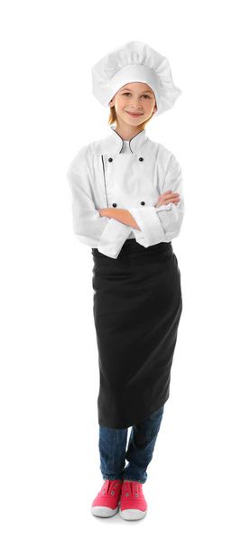 girl in chef uniform  - Fotó, kép