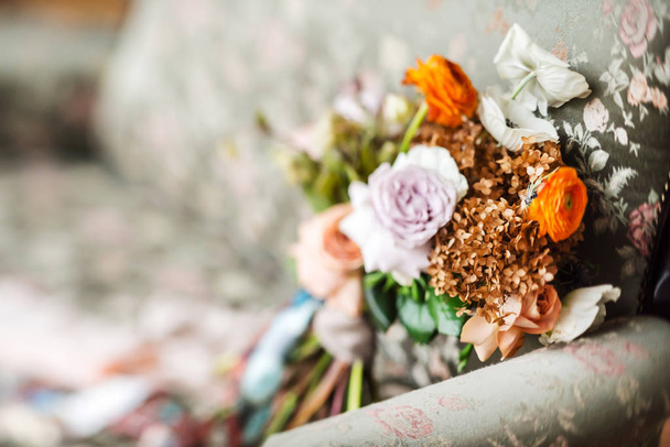 fresh wedding bouquet - Фото, изображение