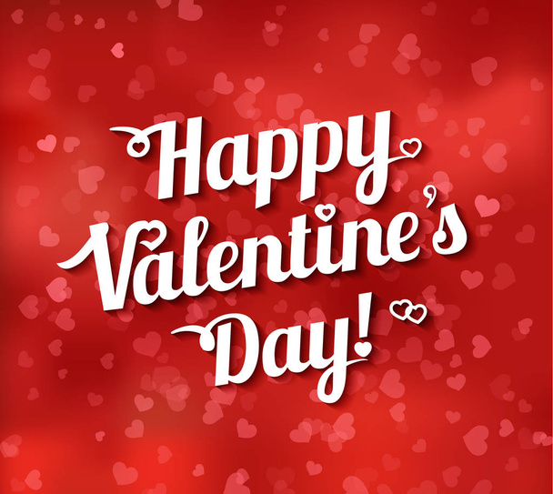 Card - happy Valentines day - Vector, Image