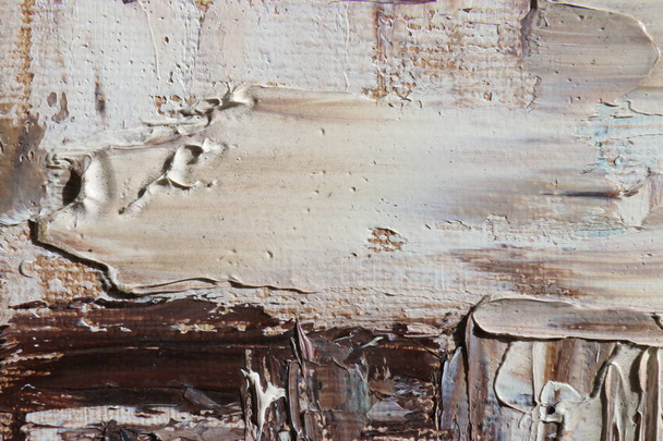 Dusty oil painting surface. Abstract art background. - Φωτογραφία, εικόνα