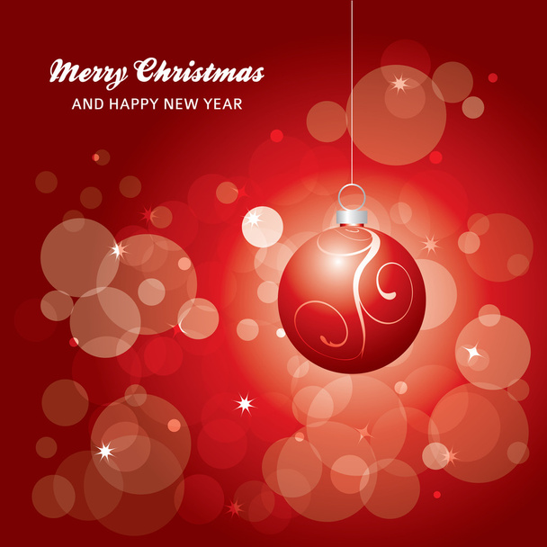 Christmas card background - Vector, Image