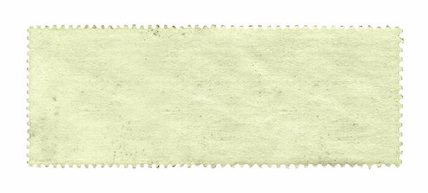 Blank postage stamp background textured isolated on white - Photo, Image