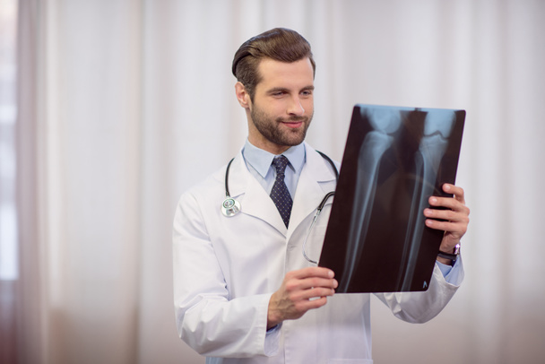 Doctor holding x-ray image - Φωτογραφία, εικόνα