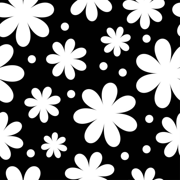 Seamless floral background. Print. Cloth design, wallpaper. - Vector, Image