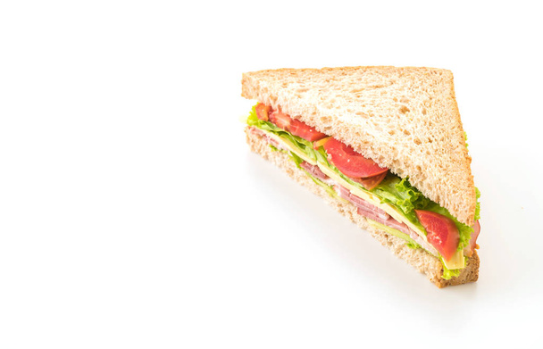 sandwich  on white background - Fotó, kép