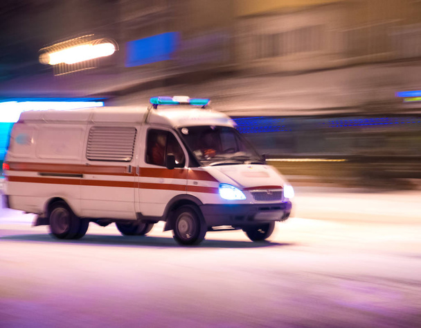 Ambulance in motion - Photo, Image
