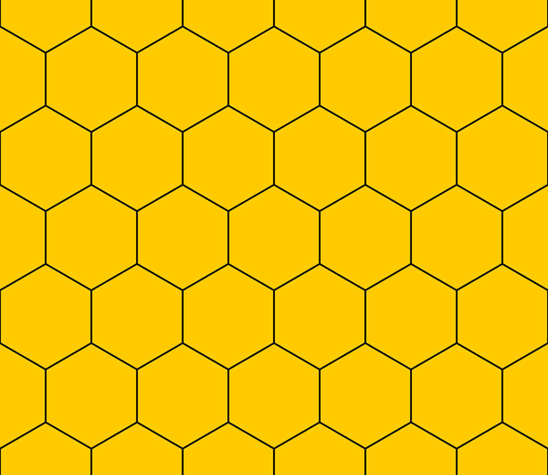 Vektor nahtlose Muster. Das Muster ähnelt einer Wabe und Schlangenhaut. gelber Hintergrund. - Vektor, Bild