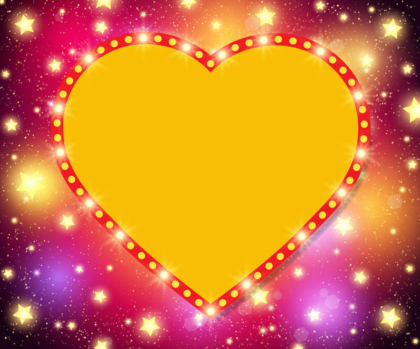 Поздравительная открытка с сердцем
 - Вектор,изображение