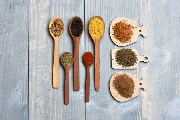 set of various aromatic spices - Foto, Imagem