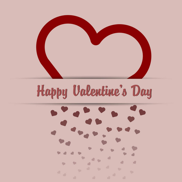 Happy Valentine's day - Vetor, Imagem